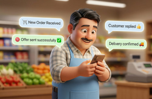 Click to WhatsApp ads Qatar - Meta ad opening a live WhatsApp chat