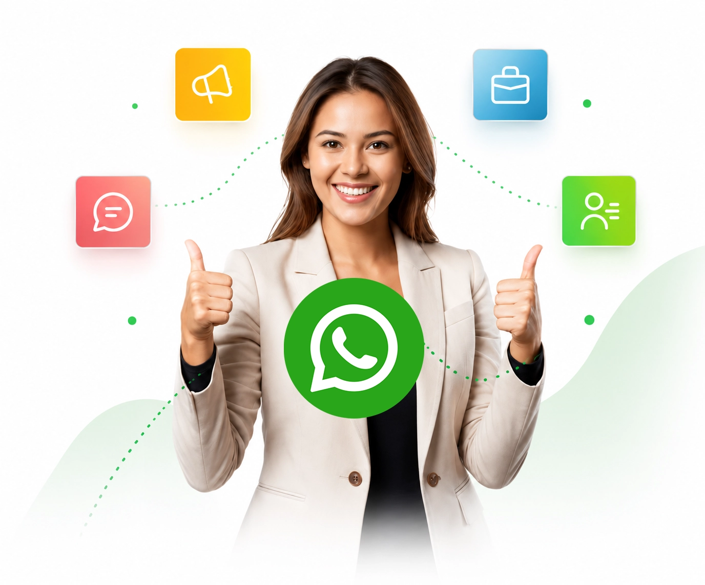 WhatsApp AI chatbot conversation example - OmnifAI Qatar